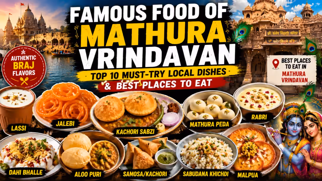 Famous Food of Mathura Vrindavan - Top 10 Must-Try Dishes & Best Places to Eat