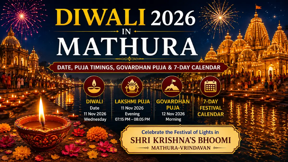 Diwali 2026 in Mathura