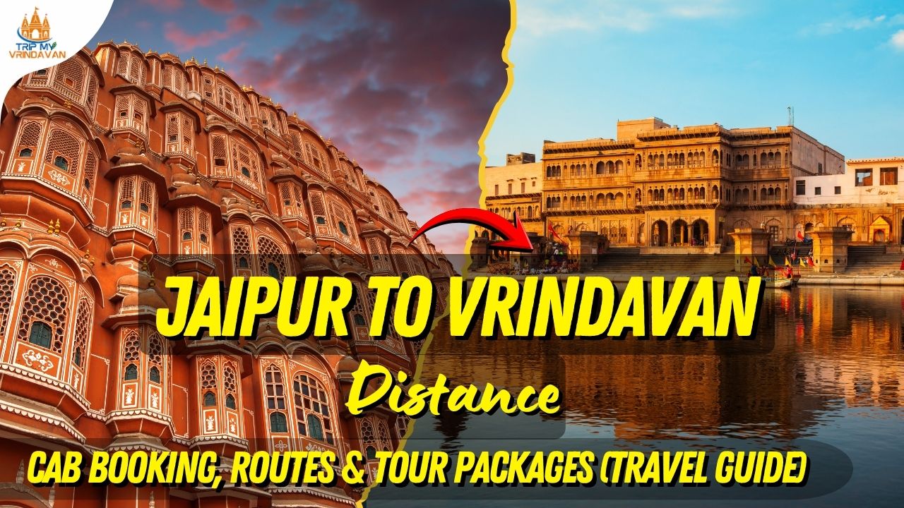 Jaipur to Vrindavan Distance