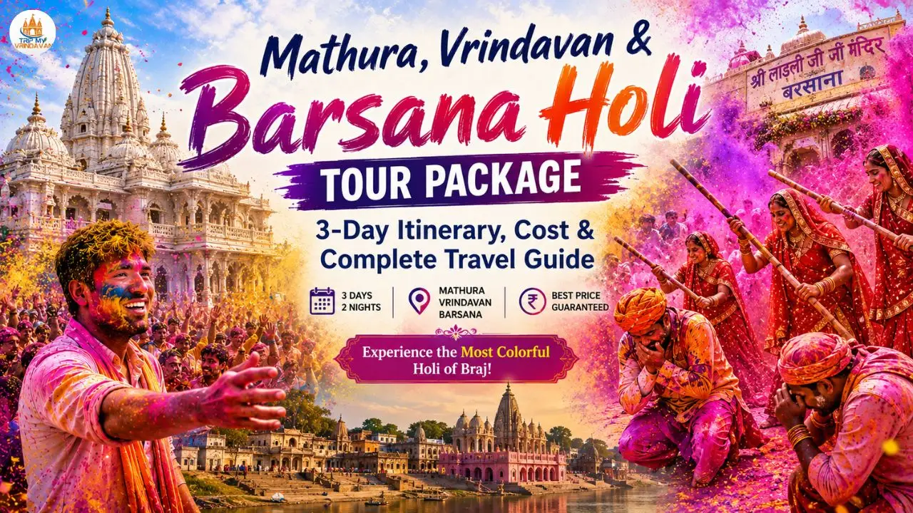 Mathura Vrindavan & Barsana Holi Tour Package