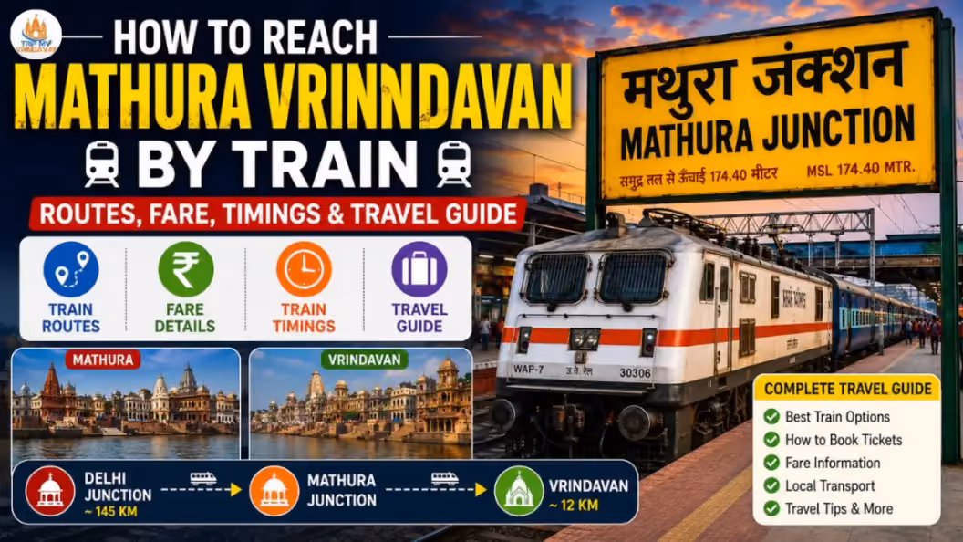 How to Reach Mathura Vrindavan by Train - 10 Essential Tips, Routes, Fares & Timings