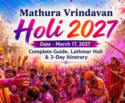 Mathura vrindavan Holi 2027 Date