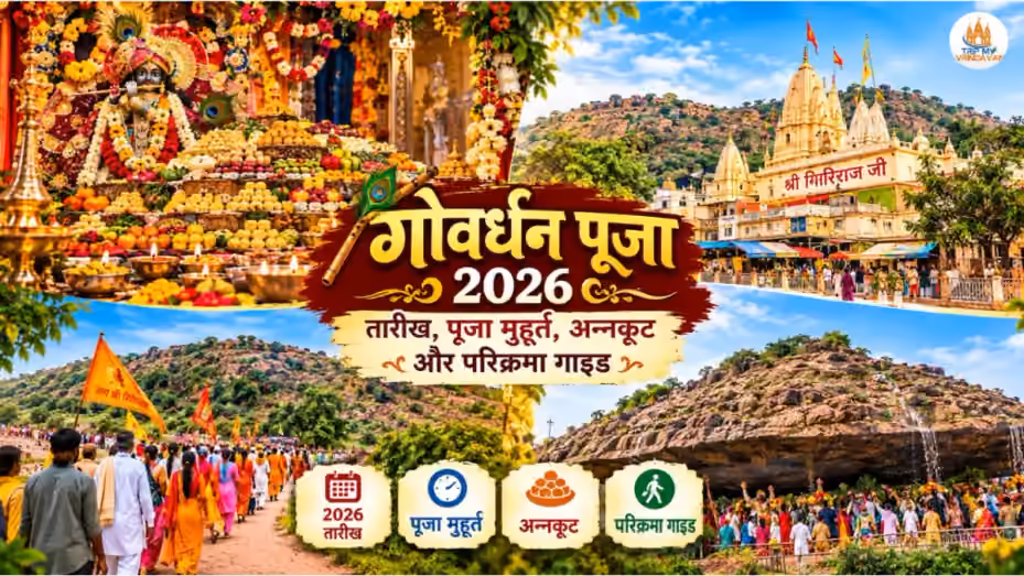Govardhan Puja 2026 Date, Puja Muhurat, Annakut & Parikrama Guide