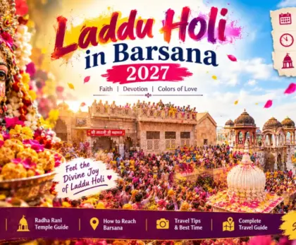 Laddu Holi in Barsana 2027
