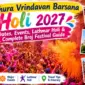 Mathura Vrindavan Barsana Holi 2027