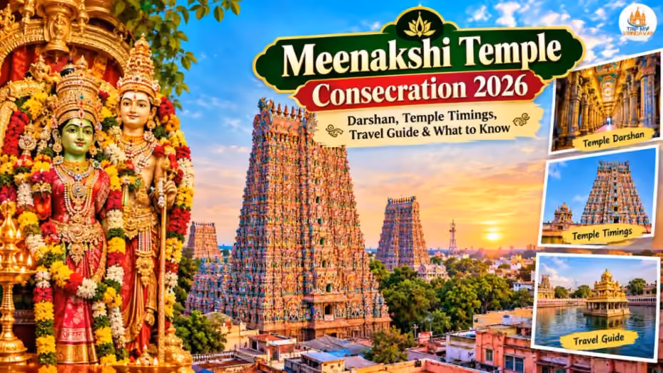 Meenakshi Temple Consecration 2026 - Darshan, Temple Timings, Travel Guide & What to Know